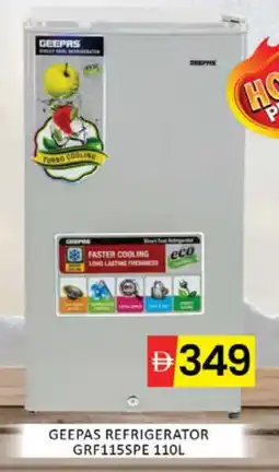 Mango Hypermarket LLC GEEPAS Refrigerator offer