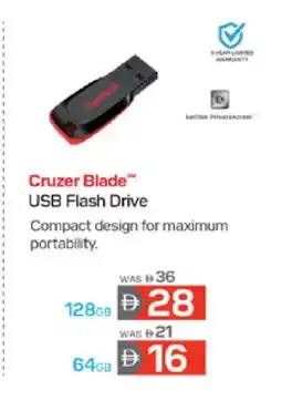 Lulu Hypermarket SANDISK Flash Drive offer