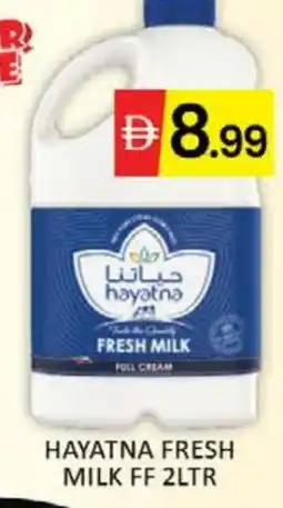 Mango Hypermarket LLC HAYATNA Fresh Milk offer