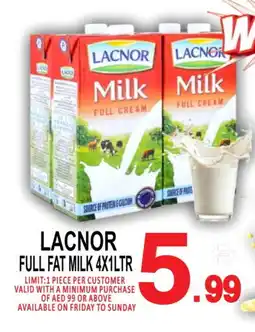 Friday Center LACNOR Full Cream Milk offer