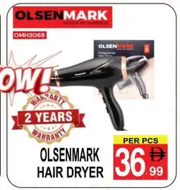 Friday Center OLSENMARK Hair Appliances offer