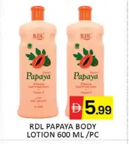 Mango Hypermarket LLC RDL Body Lotion & Cream offer