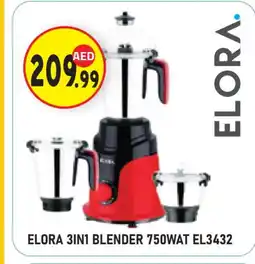 Baniyas Spike Hypermarket ELORA Mixer / Grinder offer
