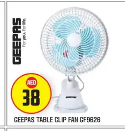 Baniyas Spike Hypermarket GEEPAS Fan offer