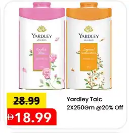Mark & Save YARDLEY Talcum Powder offer