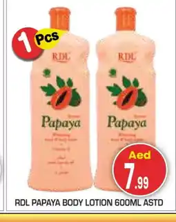 Baniyas Spike Hypermarket RDL Body Lotion & Cream offer