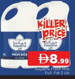 Al Madina HAYATNA Full Cream Milk offer