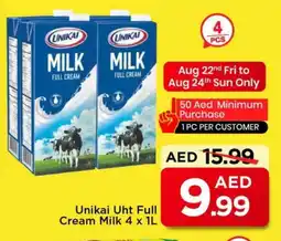 Mark & Save UNIKAI Full Cream Milk offer