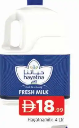 Al Madina HAYATNA Fresh Milk offer