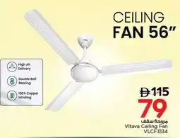Nesto Vltava Ceiling Fan VLCF3134 offer