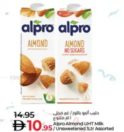 Lulu Hypermarket Alpro Almond UHT Milk /Unsweetened offer