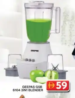 Grand Hyper Market GEEPAS Mixer / Grinder offer