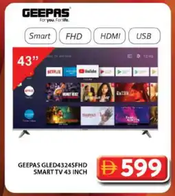 Grand Hyper Market GEEPAS Smart TV offer