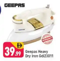 Shaklan GEEPAS Ironbox offer