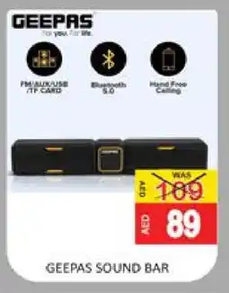 Mango Hypermarket LLC GEEPAS Speaker offer