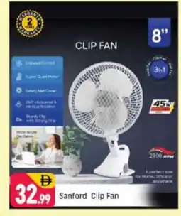 Shaklan SANFORD Fan offer