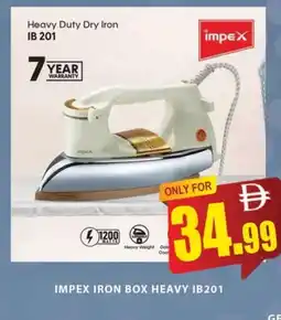 Al Madina IMPEX Ironbox offer