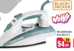 Shaklan BLACK+DECKER Ironbox offer