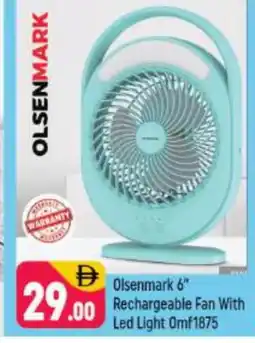Shaklan OLSENMARK Fan offer