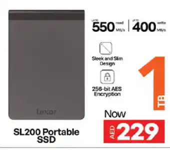 Lulu Hypermarket LEXAR Hard Disk offer