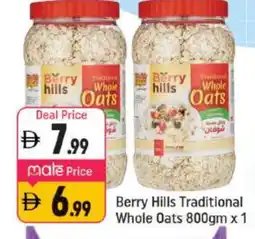 Shaklan BERRY HILLS Oats offer