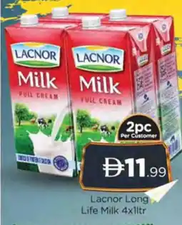 Al Madina LACNOR Full Cream Milk offer