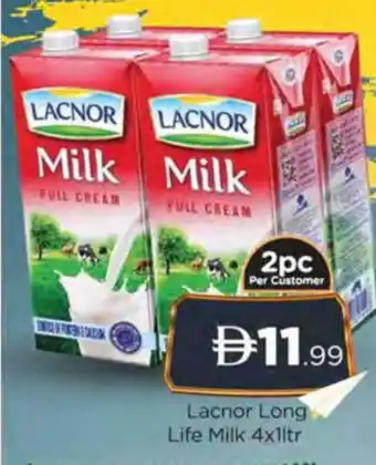 Al Madina LACNOR Full Cream Milk offer