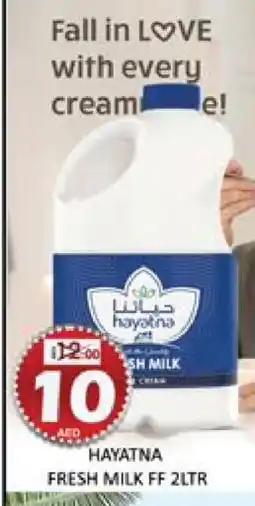 Mango Hypermarket LLC HAYATNA Fresh Milk offer