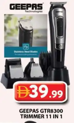 Grand Hyper Market GEEPAS Remover / Trimmer / Shaver offer