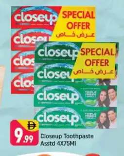 Shaklan CLOSE UP Toothpaste offer