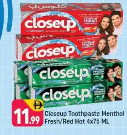Shaklan CLOSE UP Toothpaste offer