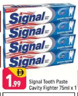 Shaklan SIGNAL Toothpaste offer