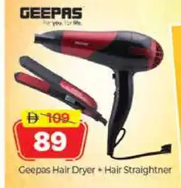 Al Madina GEEPAS Hair Appliances offer
