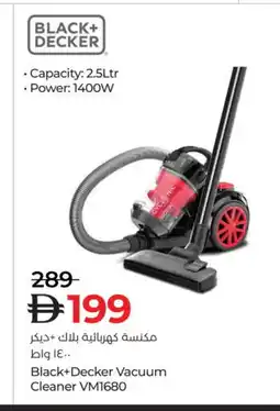 Lulu Hypermarket BLACK+DECKER Vacuum Cleaner offer