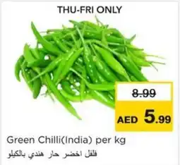Nesto Green Chilli India offer