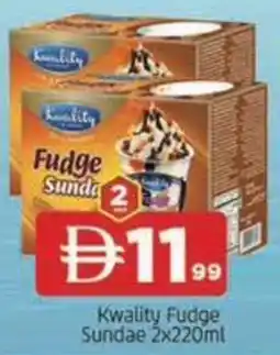 Abraj Al Madina Kwality Fudge Sundae offer