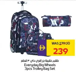 E City Everyday Big Wheels 3 pcs Trolley Bag Set offer