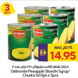 E City Delmonte Pineapple Sliced In Syrup/ Chunks offer