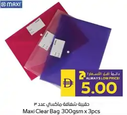 E City Maxi Clear Bag offer