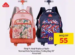 E City Nomad Kids Secondary Trolley Bag 18" Assorted offer