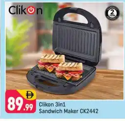 Shaklan CLIKON Sandwich Maker offer
