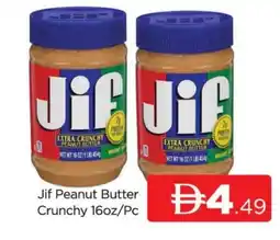 Al Madina JIF Peanut Butter offer