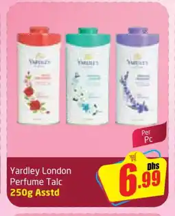 Delta Centre YARDLEY Talcum Powder offer