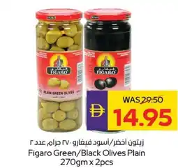 E City Figaro Green/Black Olives Plain offer