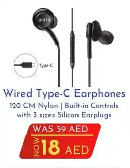 Nesto Wired Type-C Earphones offer
