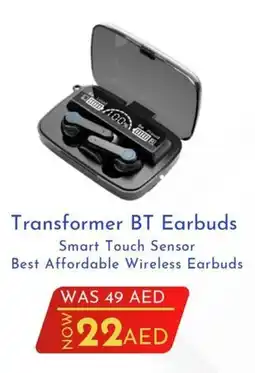 Nesto Transformer BT Earbuds offer
