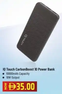 Nesto IQ Touch CarbonBoost 10 Power Bank offer