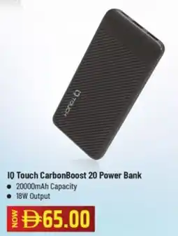 Nesto IQ Touch CarbonBoost 20 Power Bank offer
