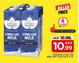 Mark & Save HAYATNA Long Life / UHT Milk offer
