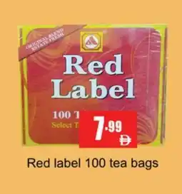 Gulf Hypermarket RED LABEL Tea Bags offer